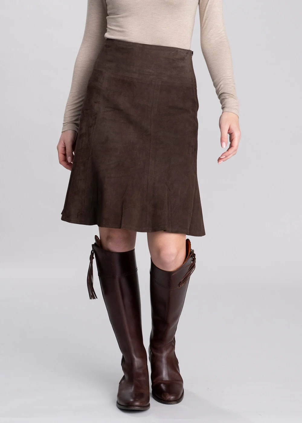 Babette Suede Skirt - Image 4
