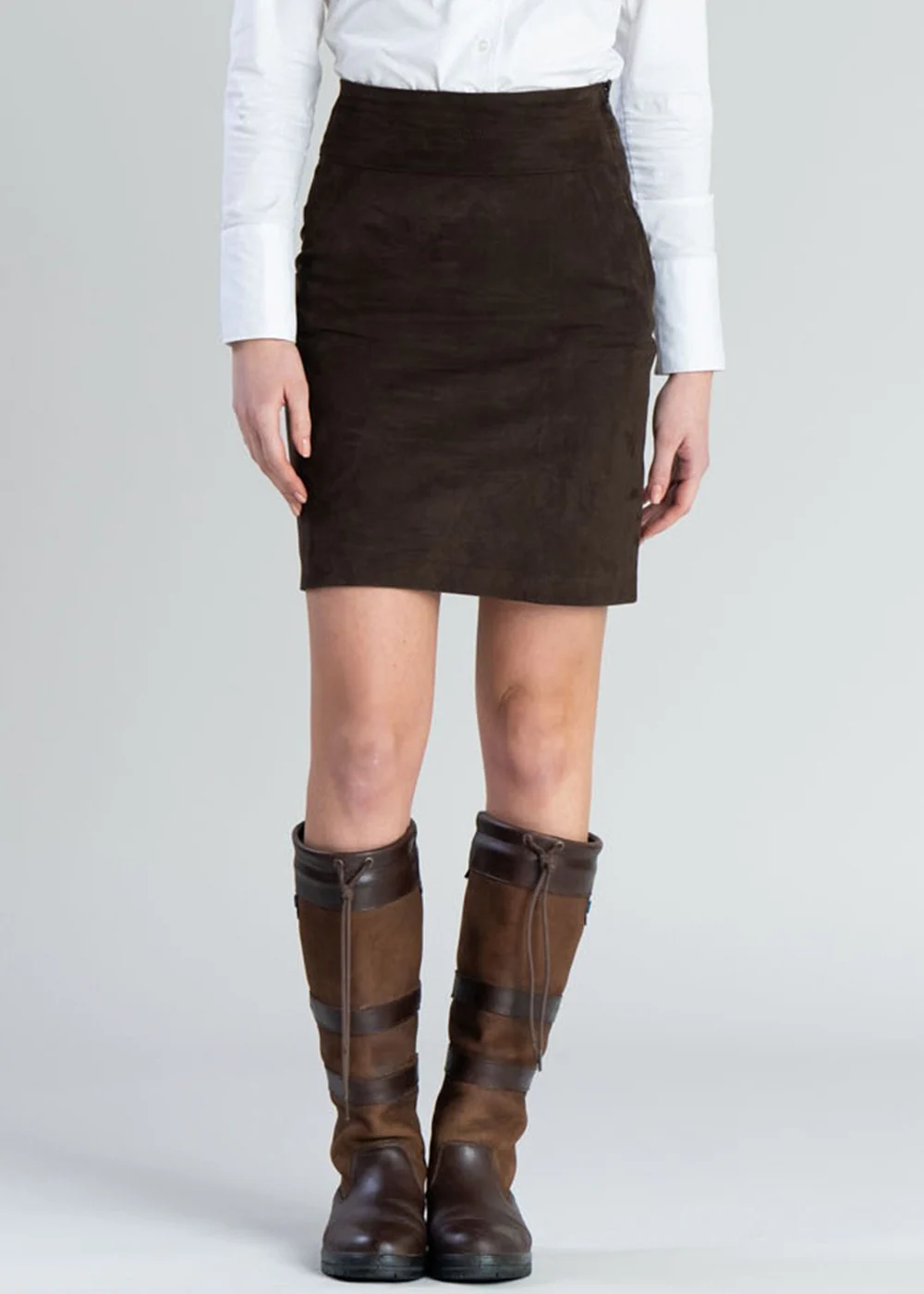 Elena Suede Skirt
