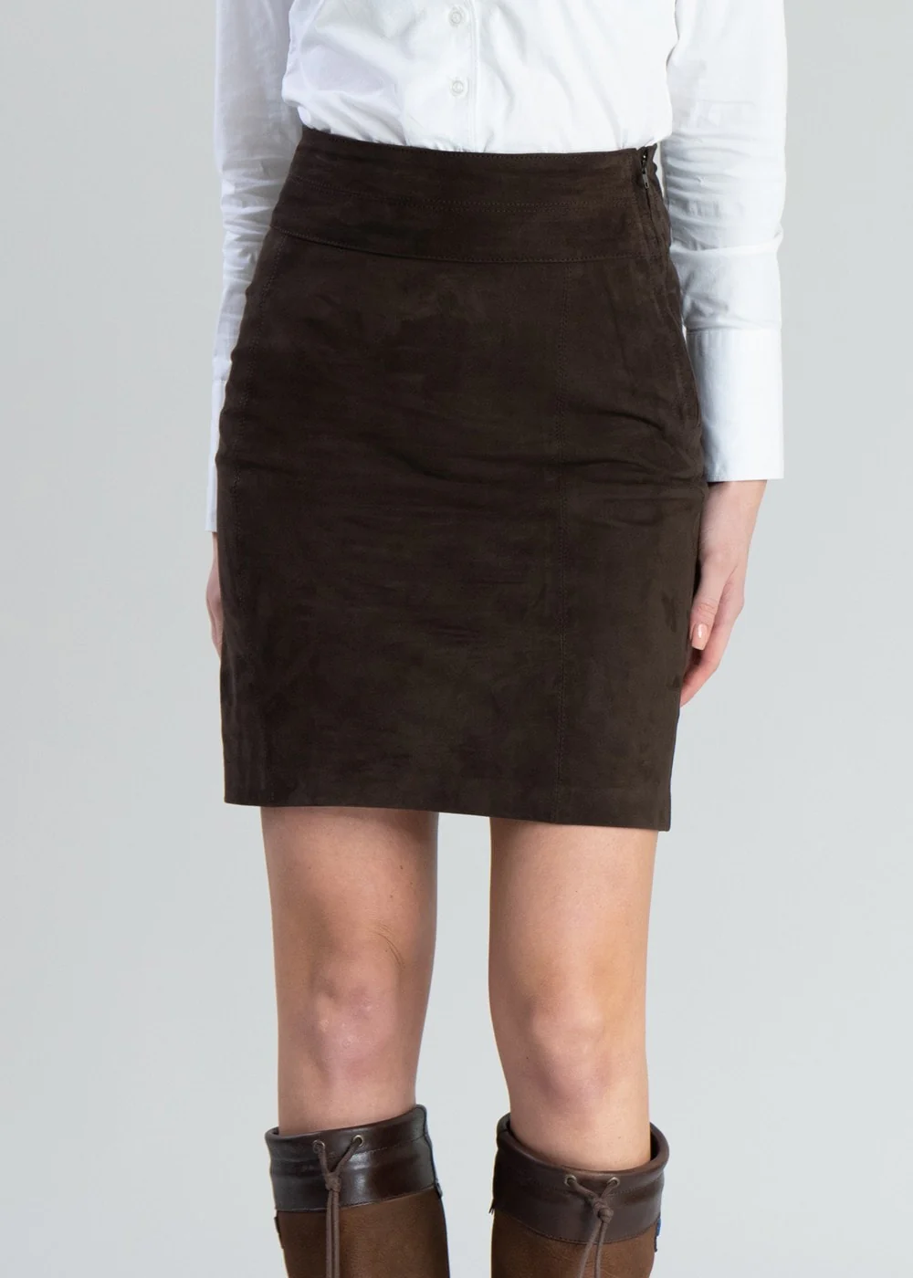 Elena Suede Skirt - Image 6