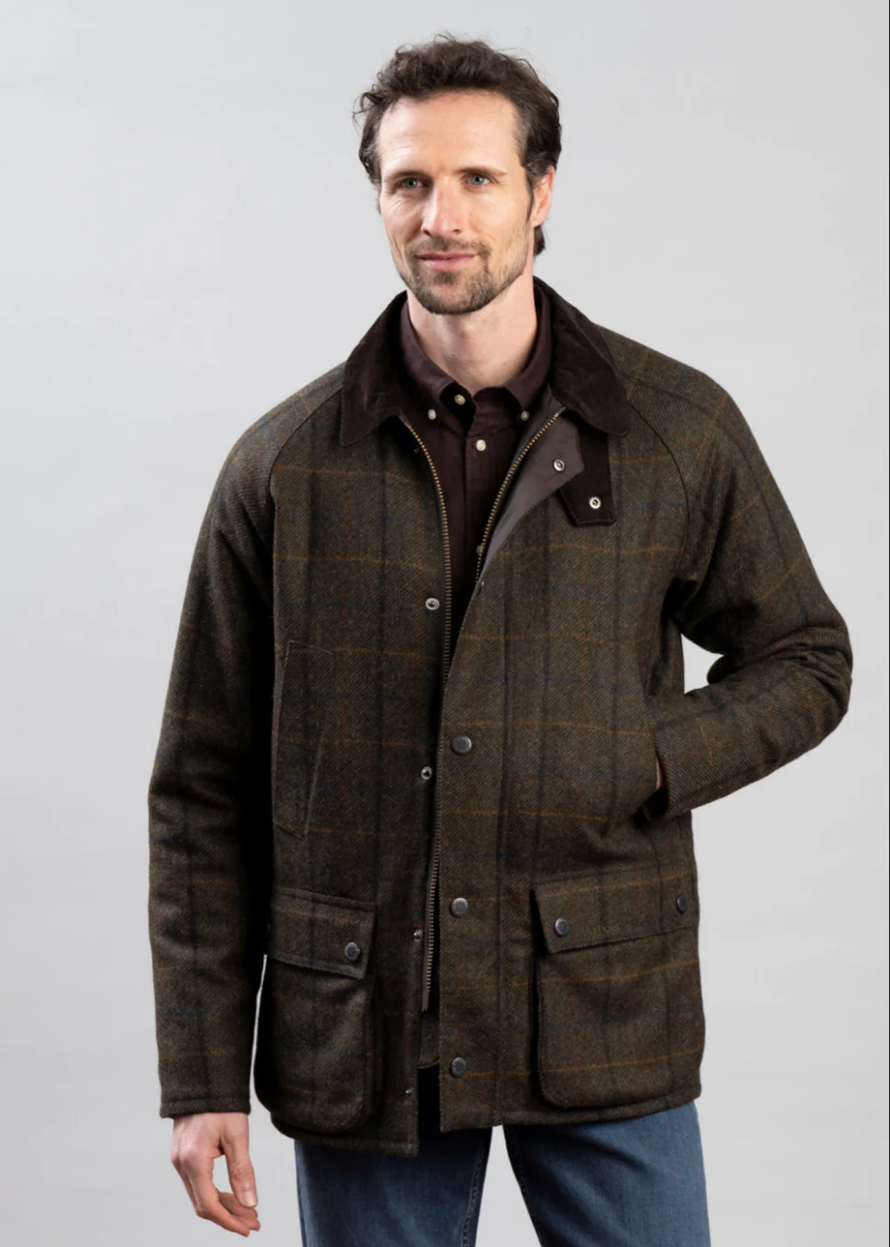 Bedale Check Wool Jacket - Image 5