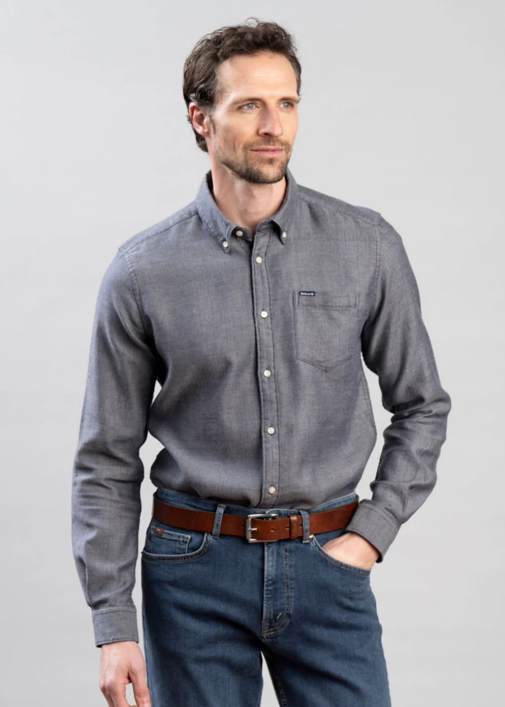Buckley Tailored Herringbone Shirt