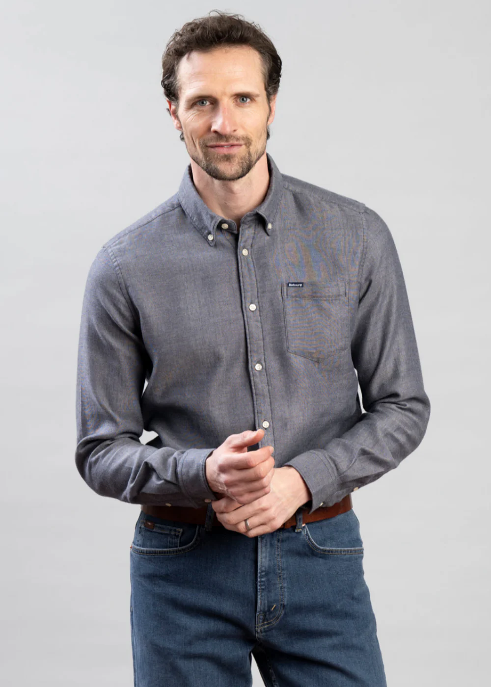Buckley Tailored Herringbone Shirt - Image 2