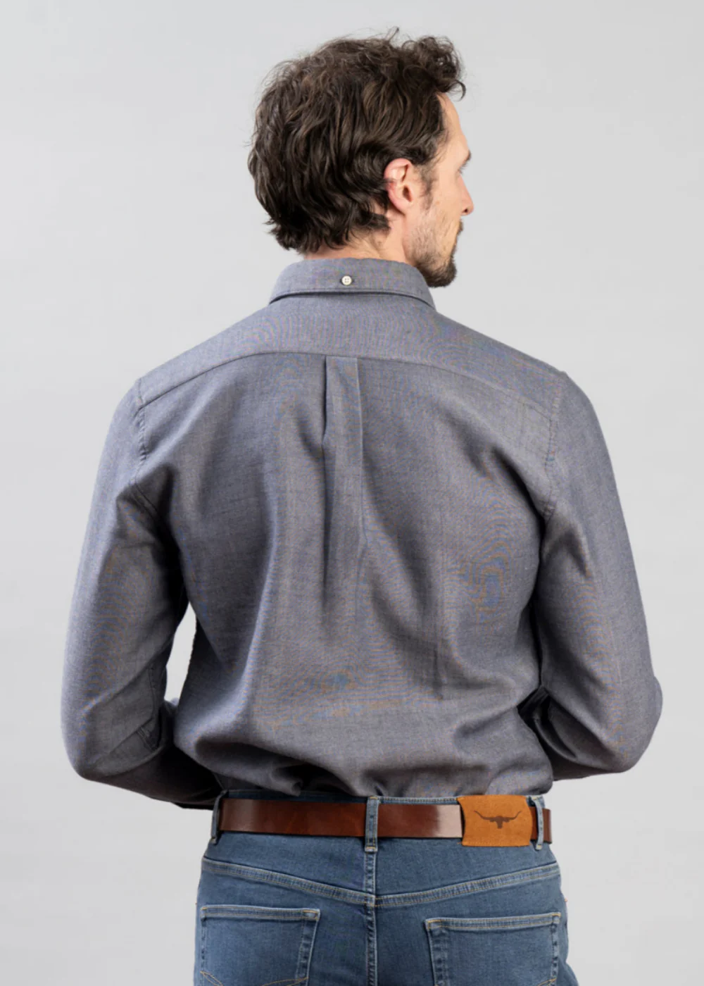 Buckley Tailored Herringbone Shirt - Image 4