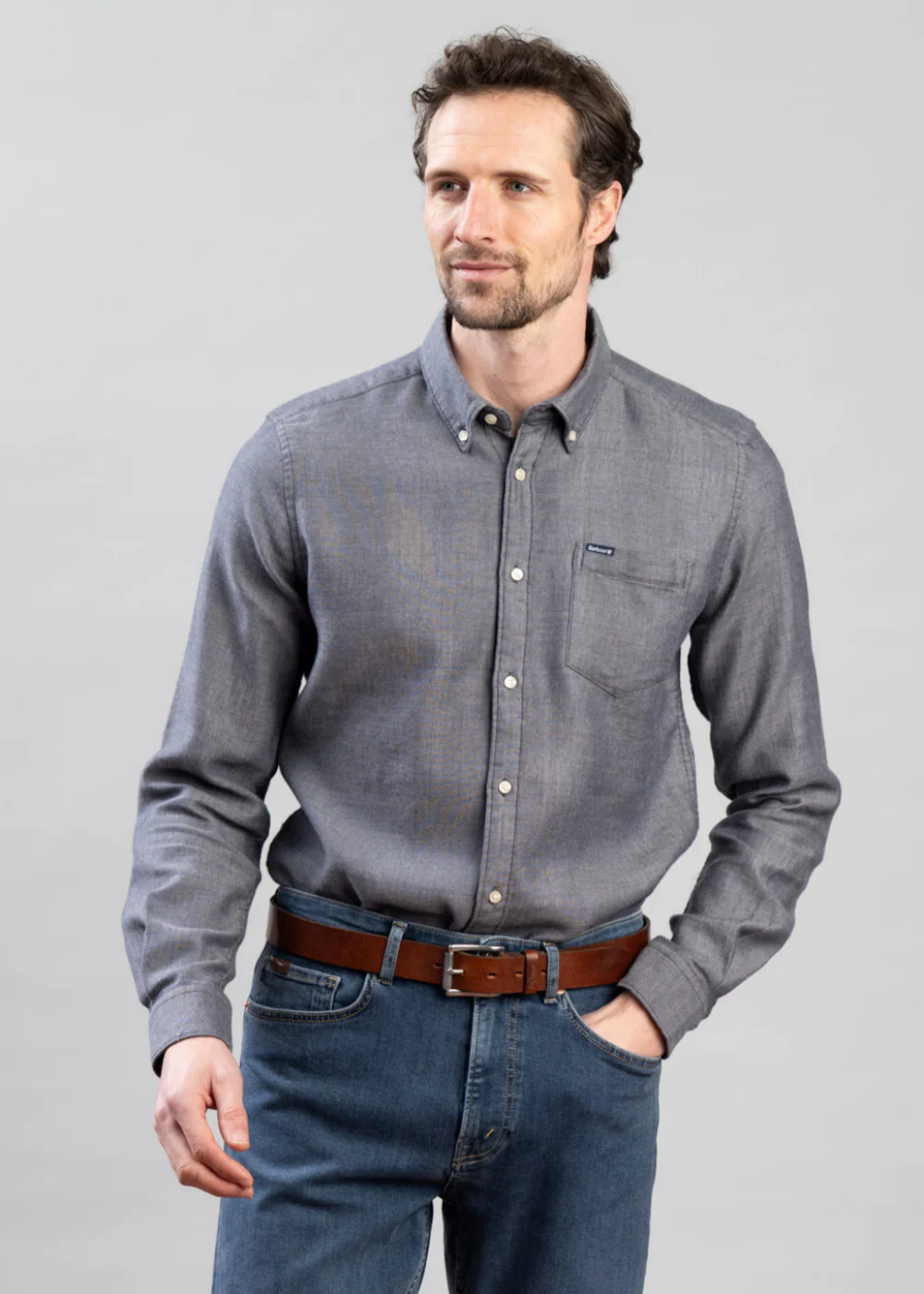 Buckley Tailored Herringbone Shirt - Image 5
