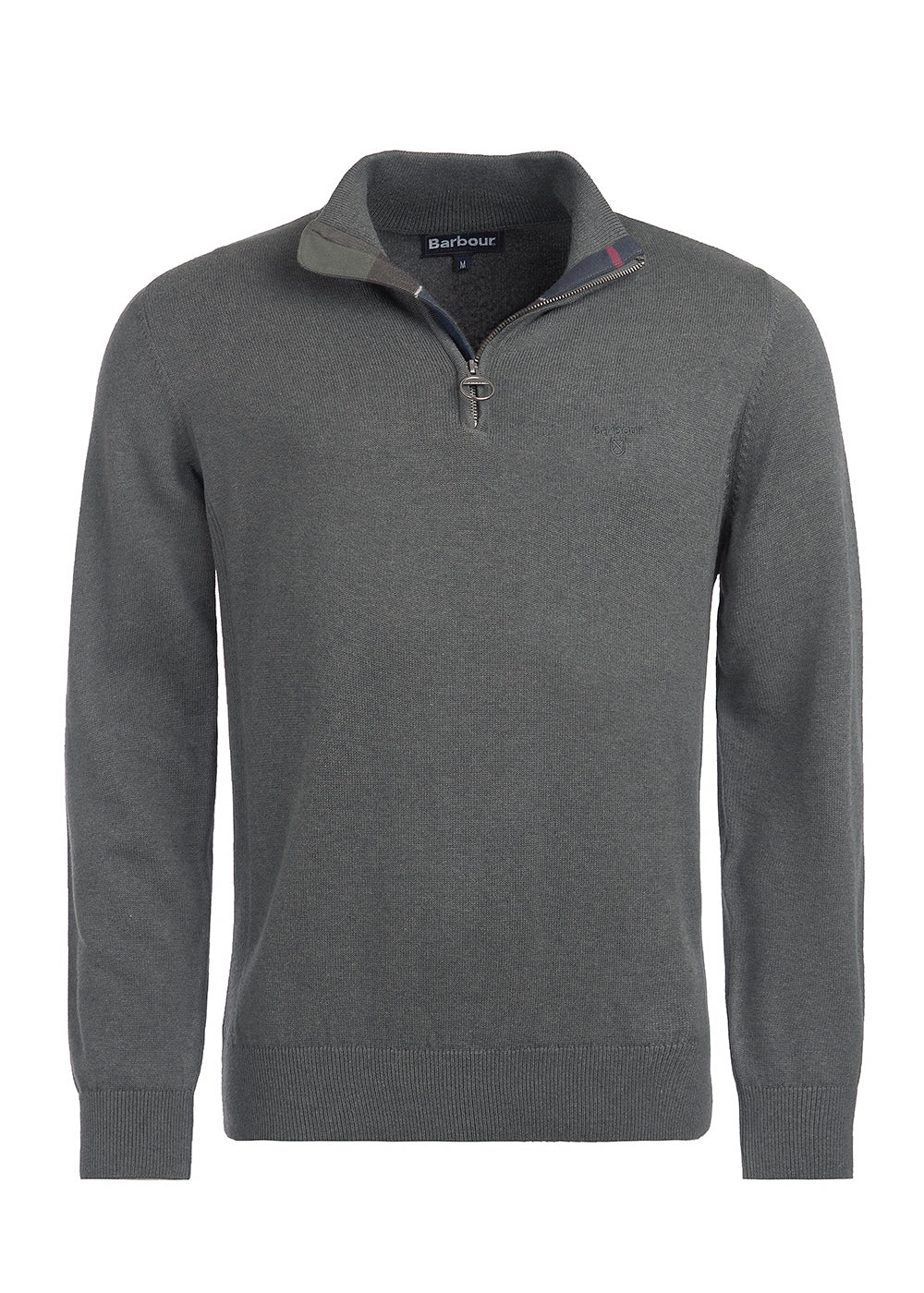 Cotton Half Zip Knitted Jumper - Image 6