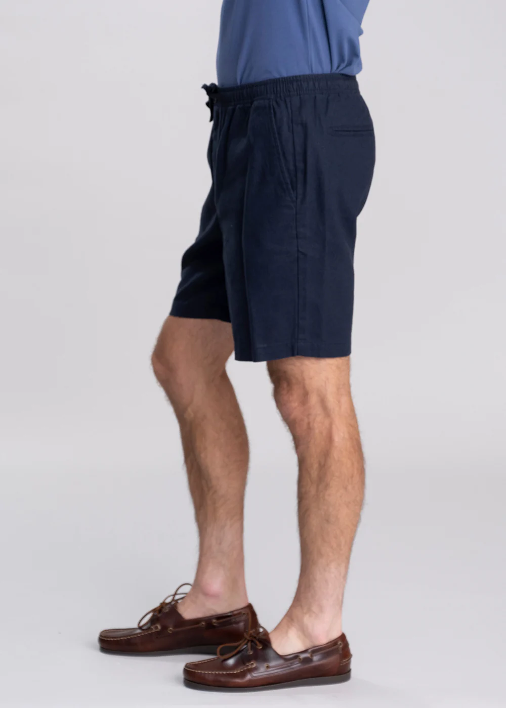 Cotton Linen Relaxed Shorts - Image 3