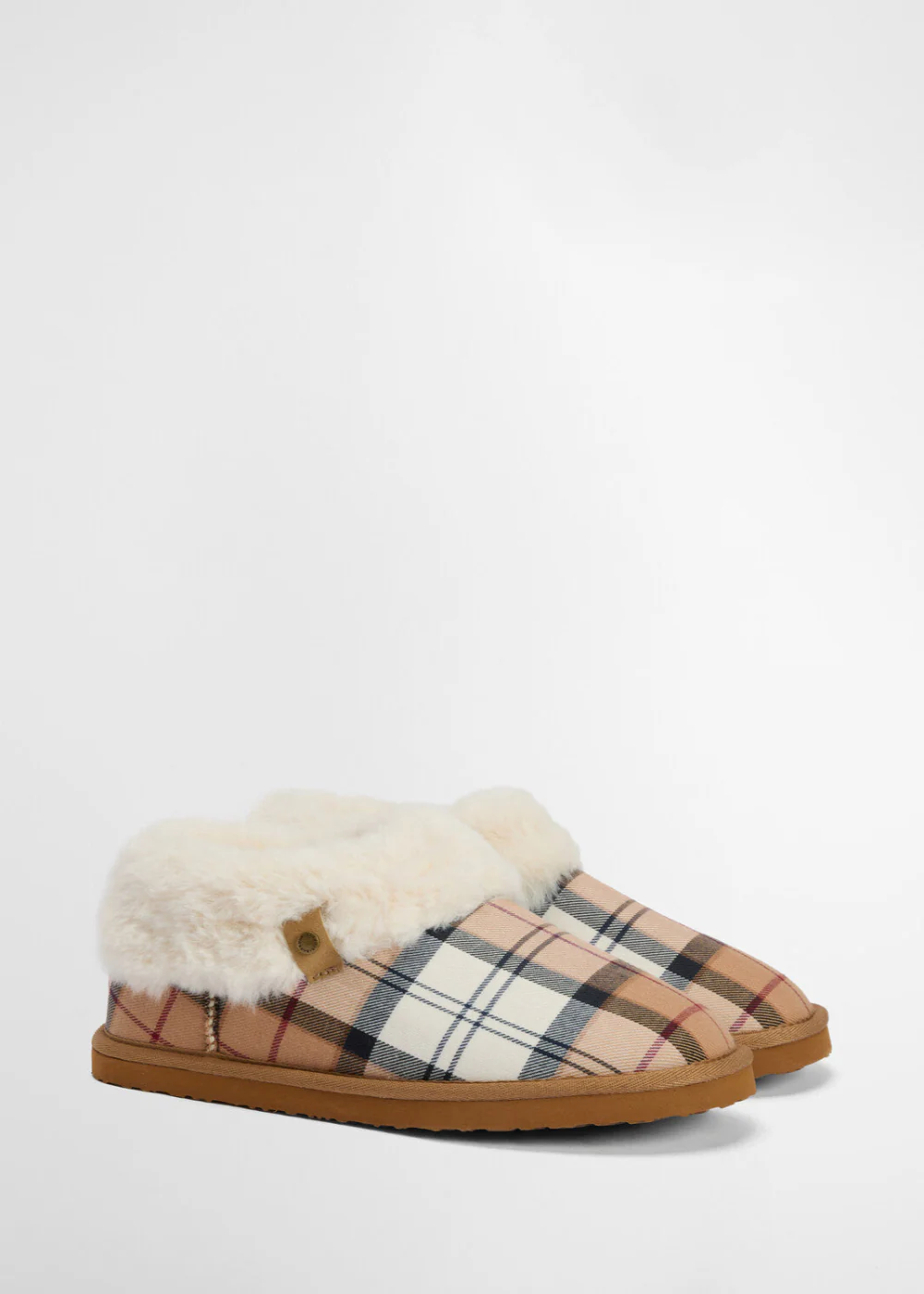 Eloise Tartan Bootie Slippers