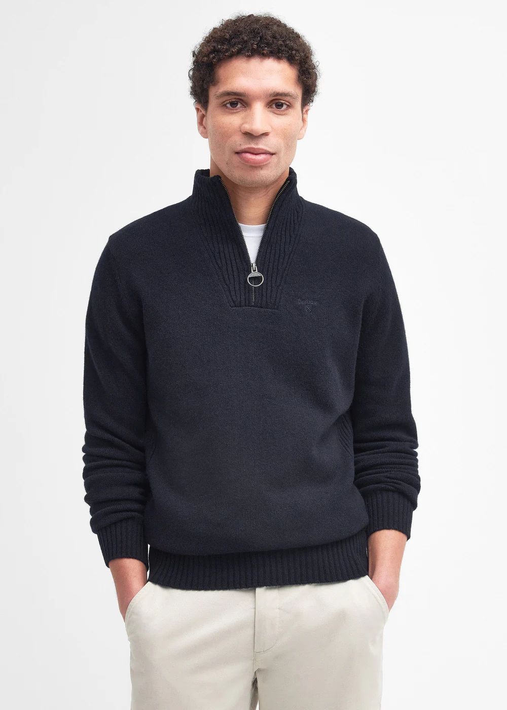 Essential Half Zip Knitted Jumper - Image 2