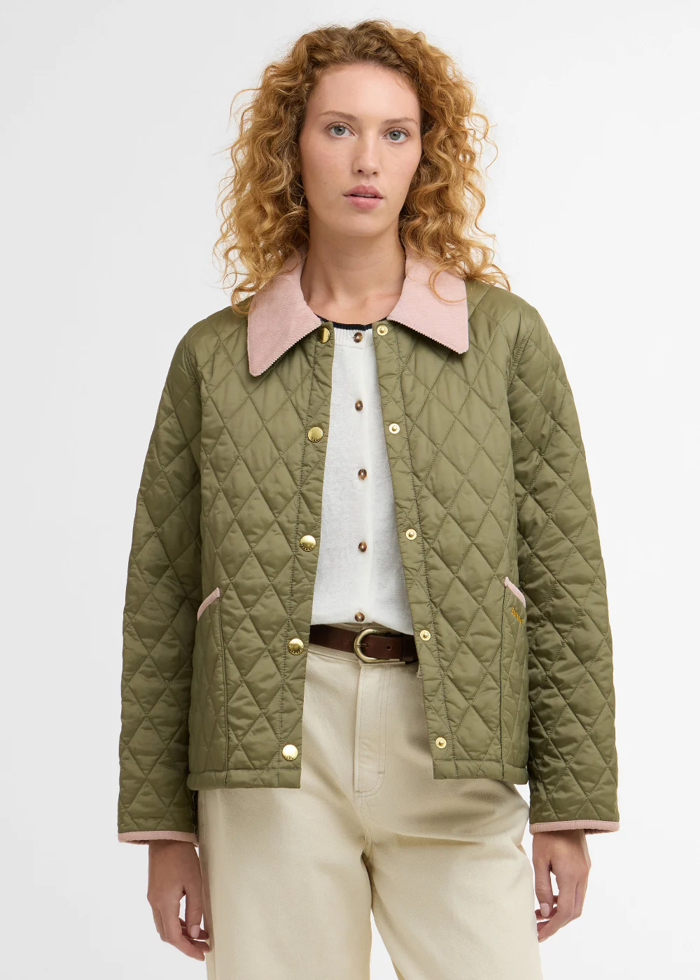 Icons Cropped Liddesdale Quilted Jacket - Image 3