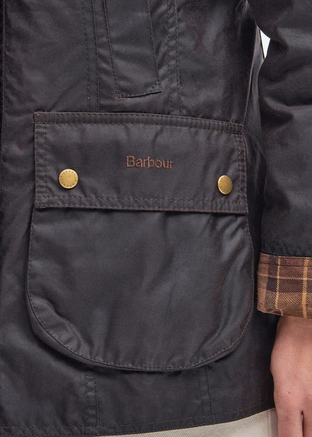 Ladies Beadnell Wax Jacket - Image 6