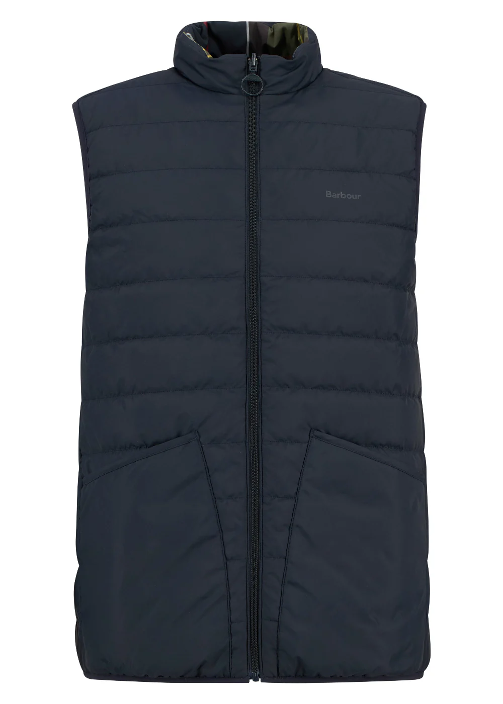 Reversible Tartan Puffer Gilet - Image 6