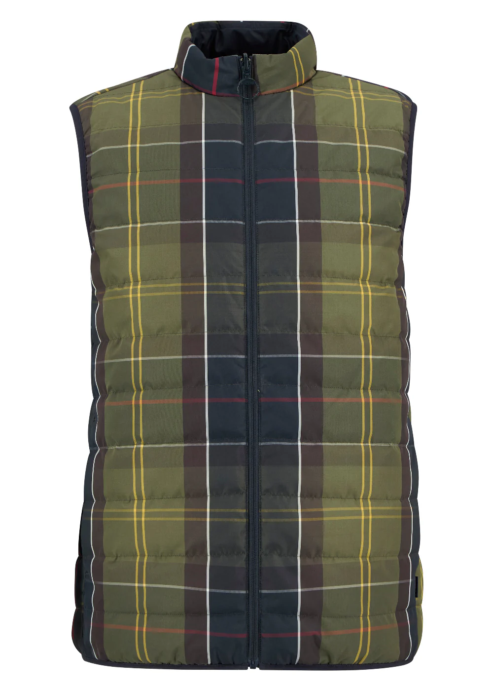 Reversible Tartan Puffer Gilet - Image 7