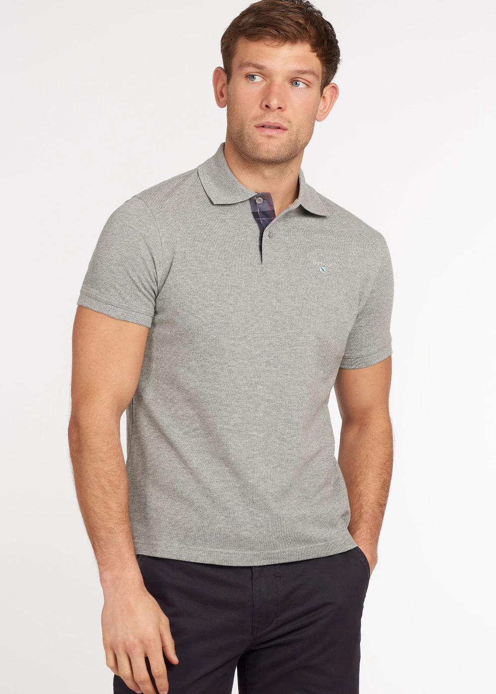 Tartan Pique Polo Shirt