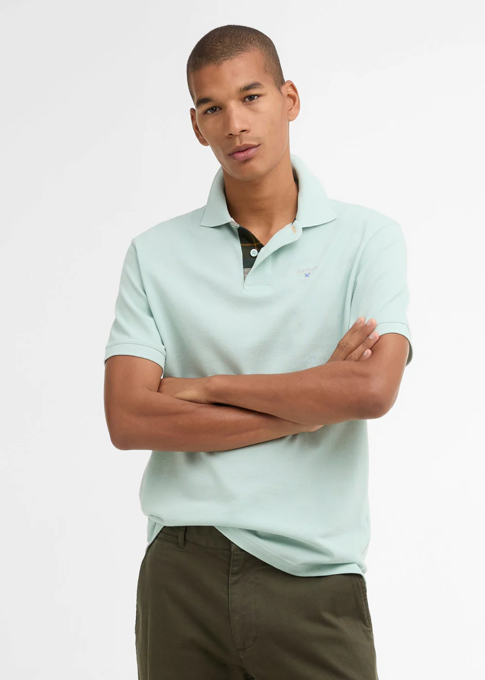Tartan Pique Polo Shirt