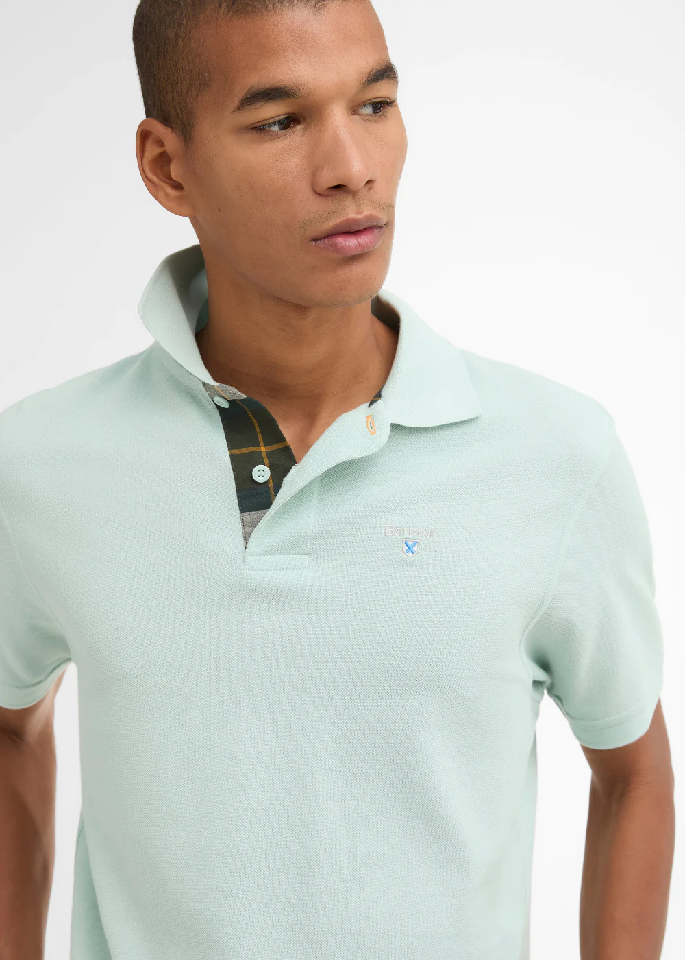 Tartan Pique Polo Shirt - Image 4
