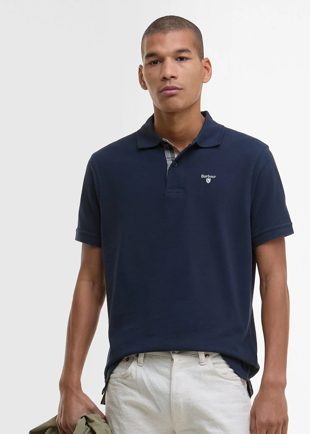 Tartan Pique Polo Shirt - Image 3