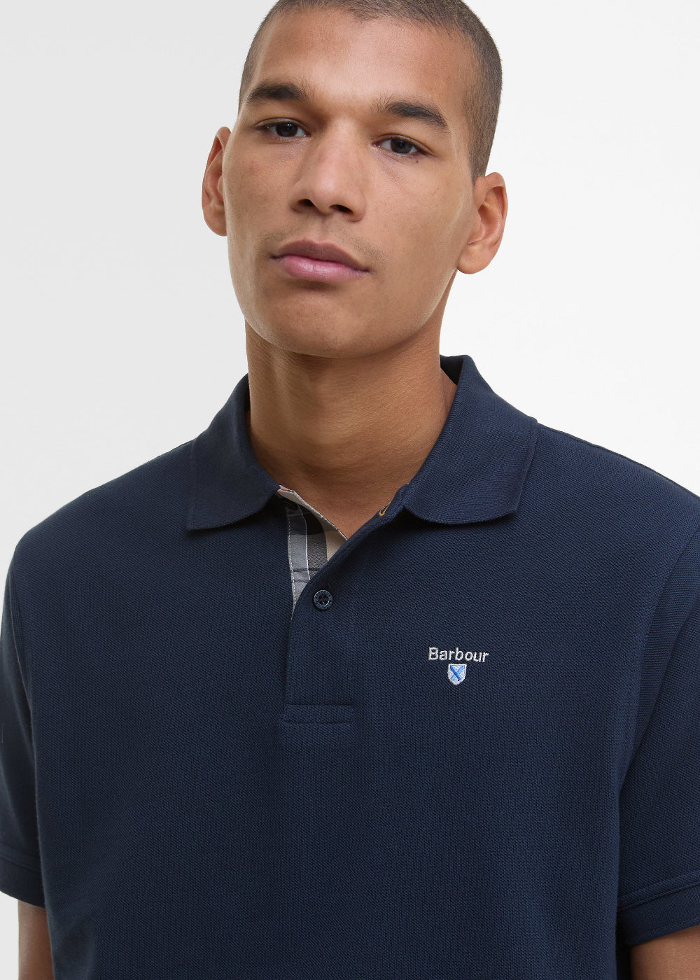 Tartan Pique Polo Shirt - Image 4