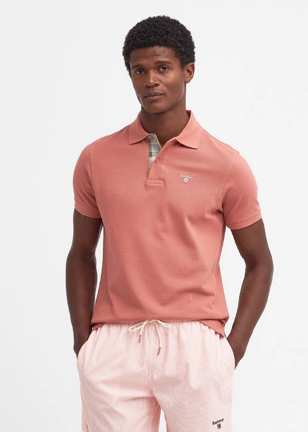 Tartan Pique Polo Shirt - Image 3