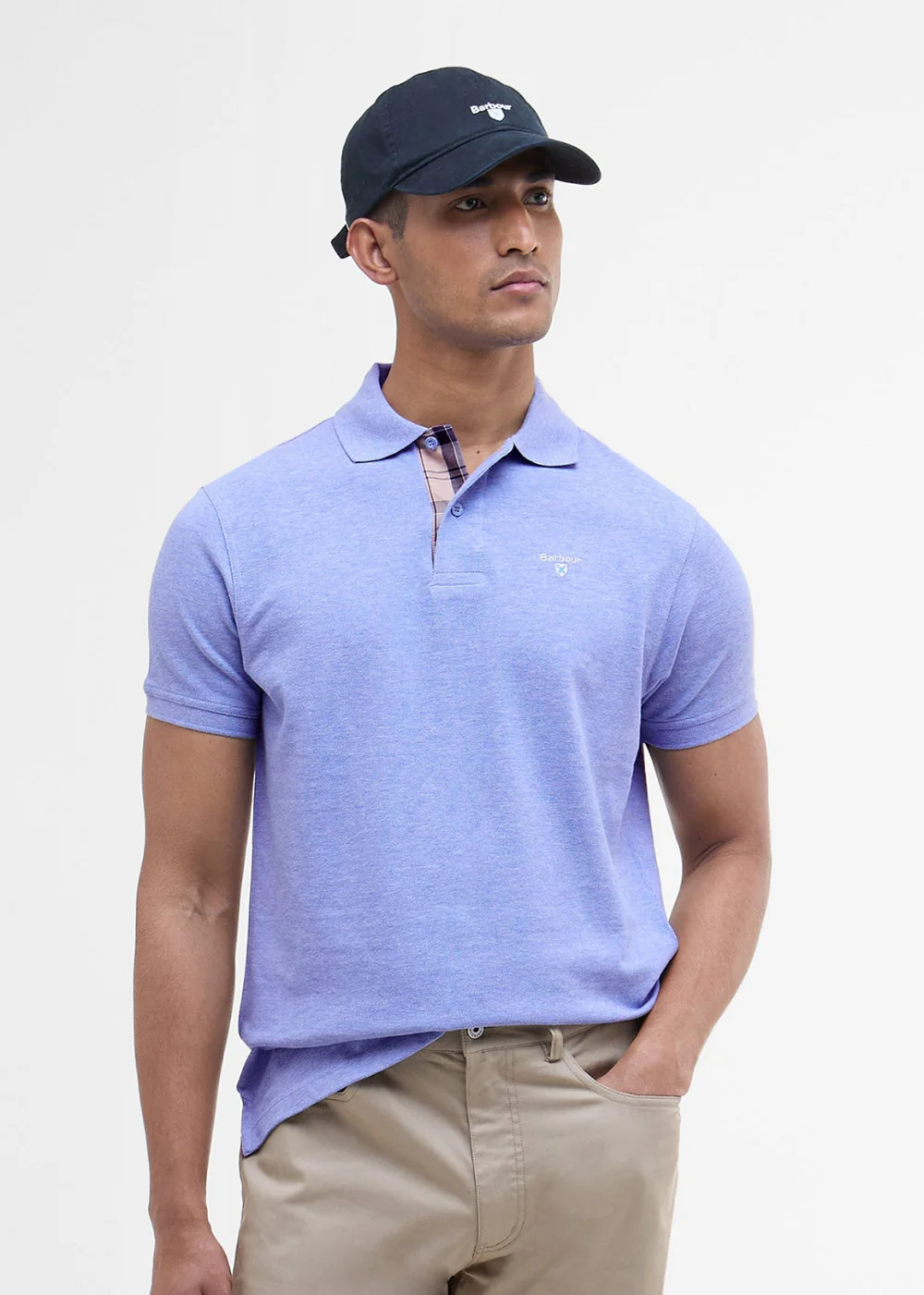 Tartan Pique Polo Shirt - Image 2