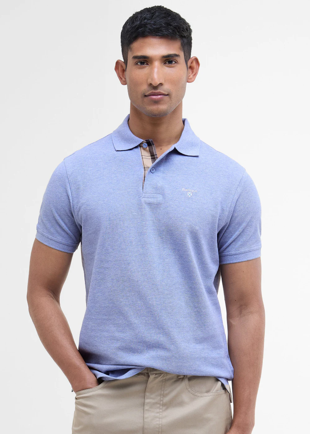 Tartan Pique Polo Shirt - Image 4