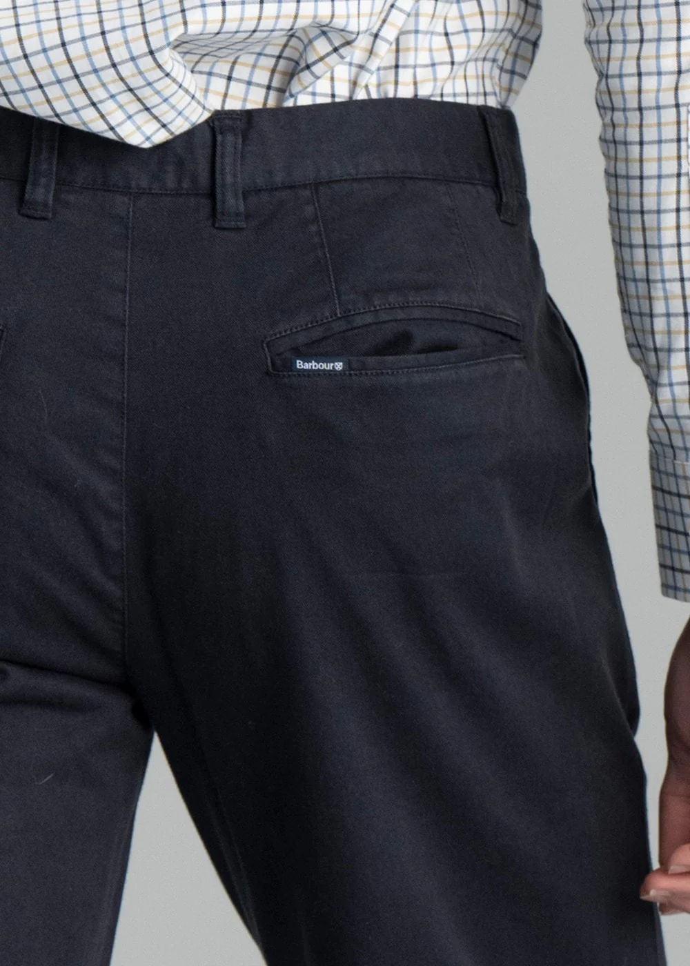 Washed Stretch Twill Trousers - Image 4