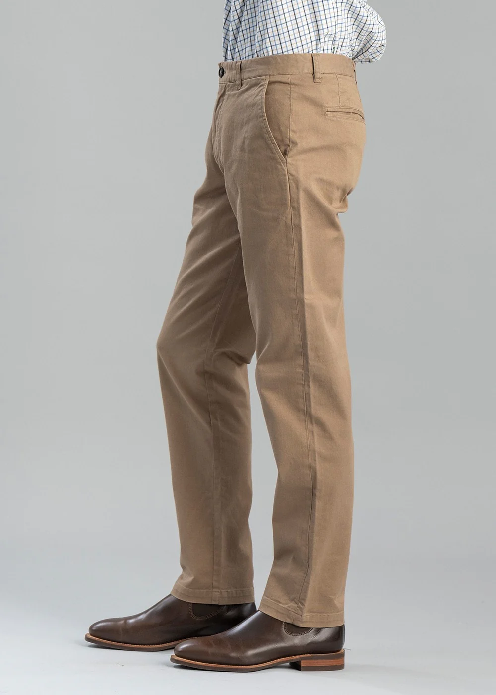 Washed Stretch Twill Trousers - Image 2