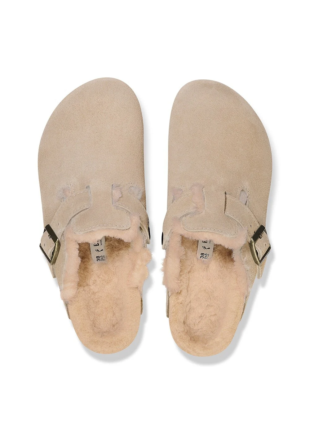 Boston Shearling Suede Clogs - Image 3