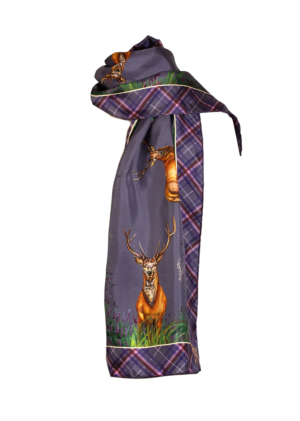Caledonia Classic Silk Scarf - Image 4