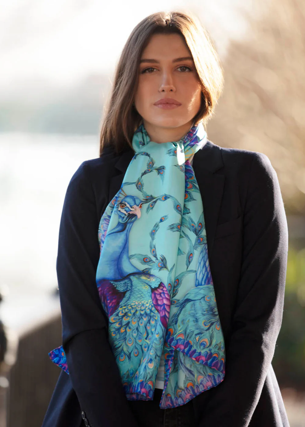 Pluming Marvellous Classic Silk Scarf - Image 3
