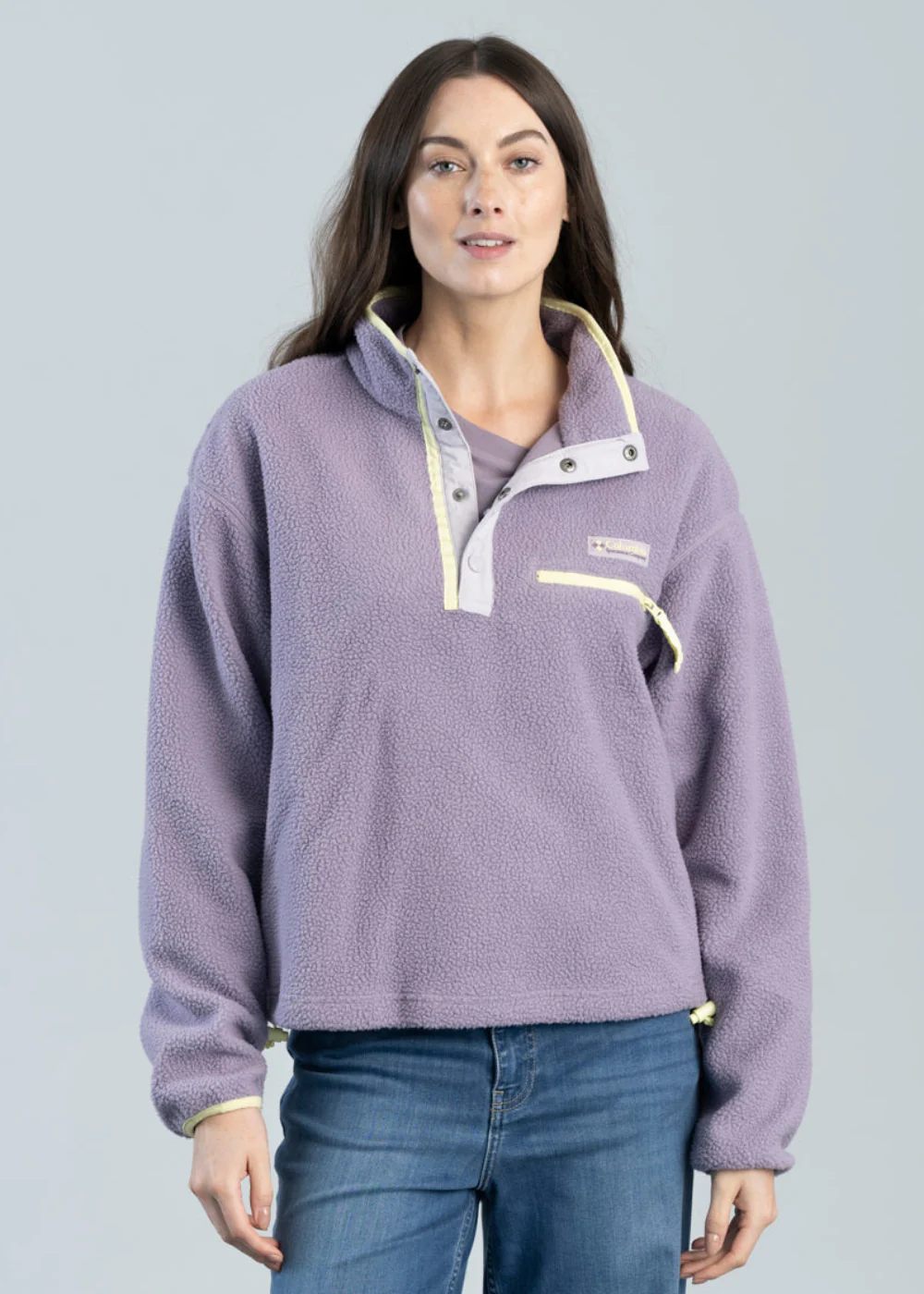 Helvetia II Cropped Half Snap Fleece - Image 3