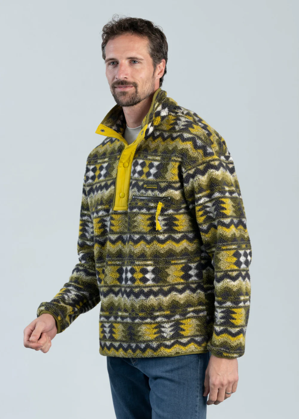 Helvetia II Printed Half Snap Fleece - Image 2