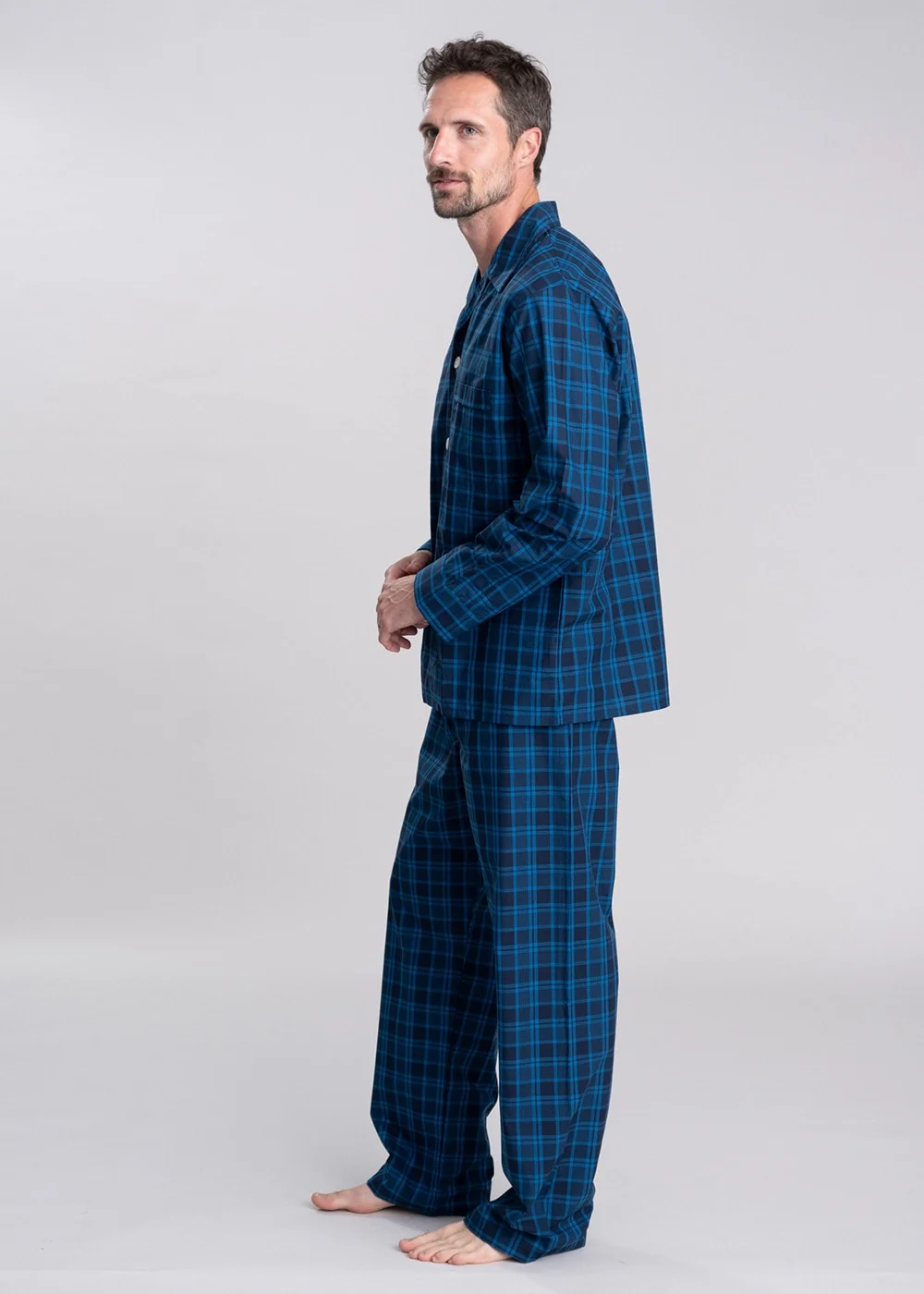Classic Tartan Checked Pyjamas - Image 2