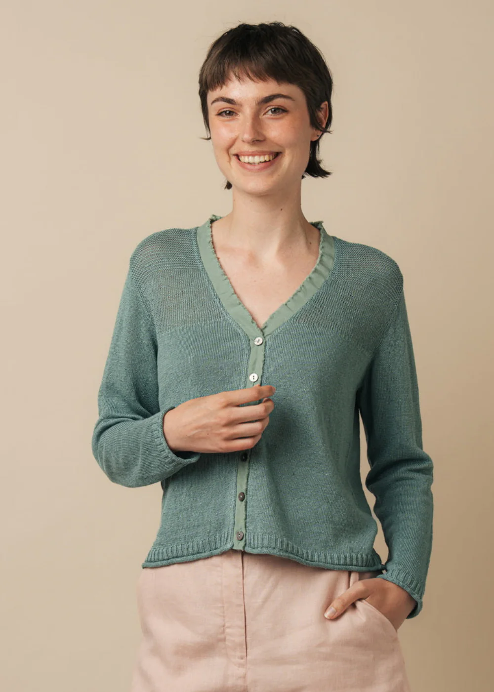 Stichill V-Neck Cardigan - Image 3