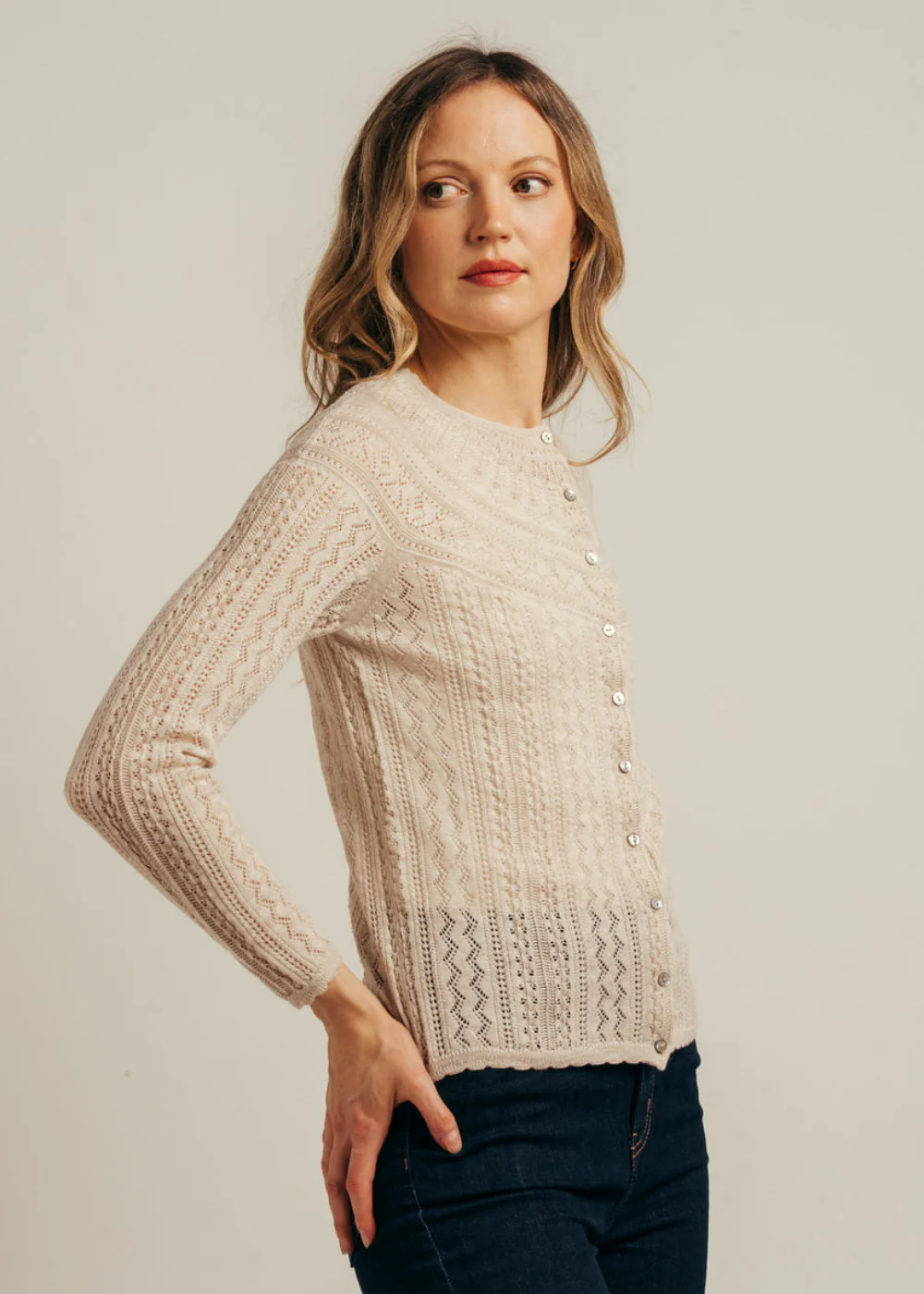 Vaila Yoke Cardigan - Image 4