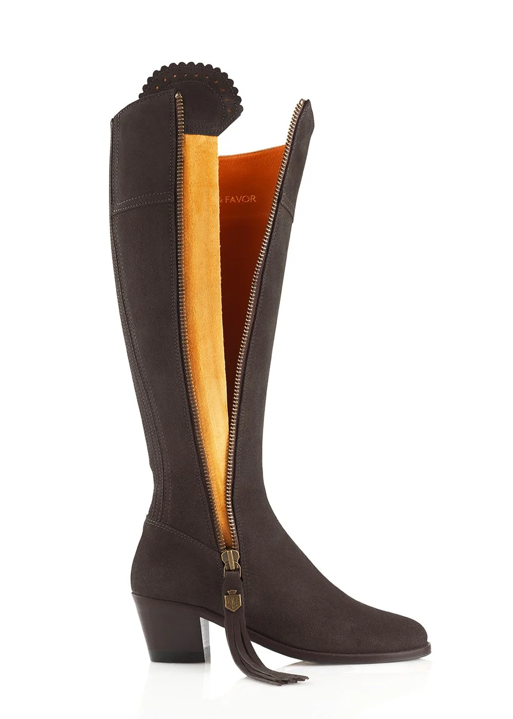 Suede Regina Heeled Boots - Image 3