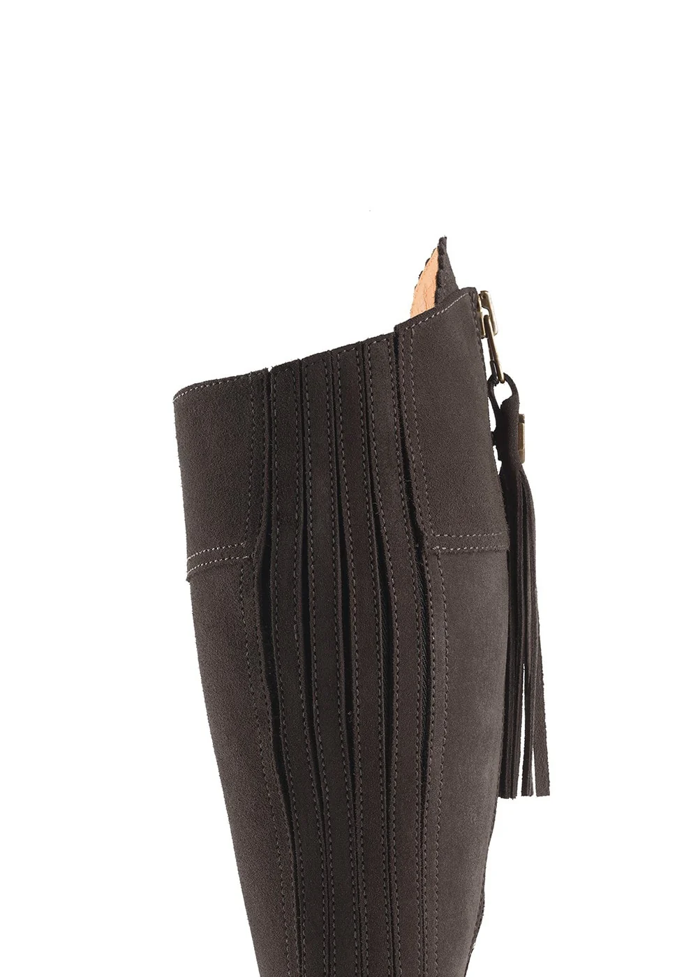 Suede Regina Heeled Boots - Image 5