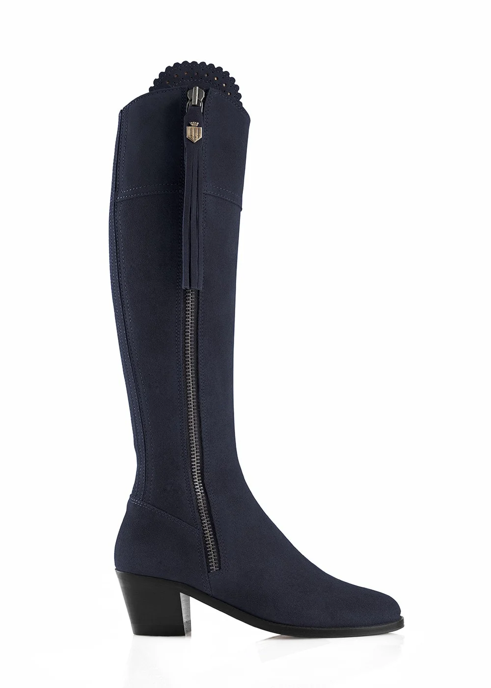 Suede Regina Heeled Boots - Image 2