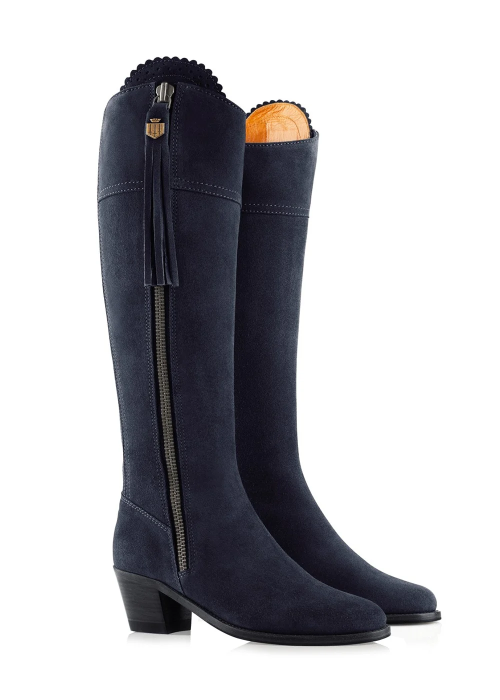 Suede Regina Heeled Sporting Fit Boots