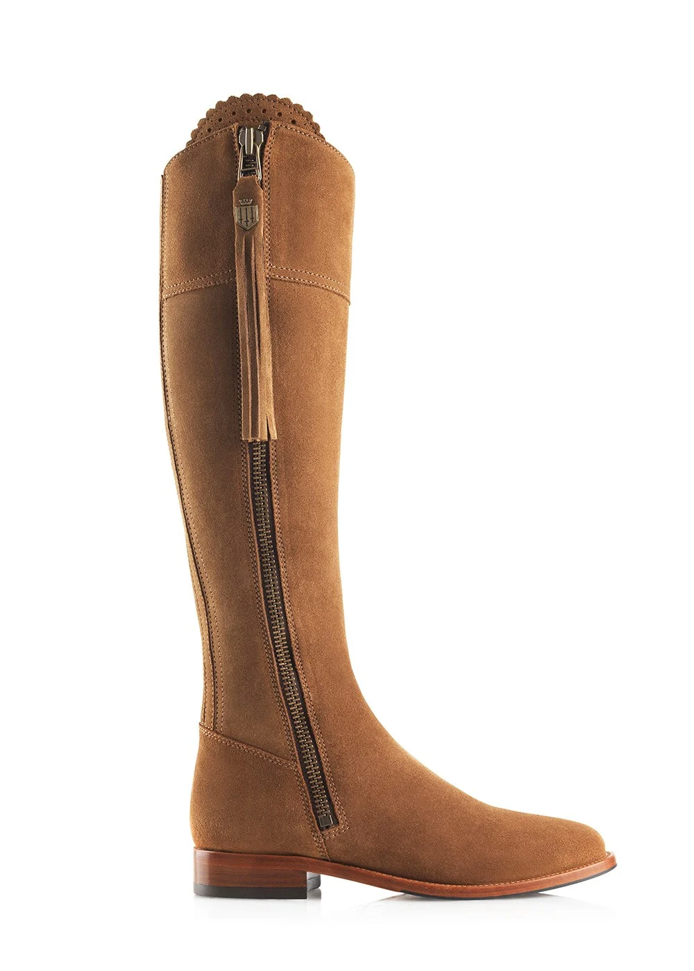 Suede Regina Narrow Fit Boots - Image 2