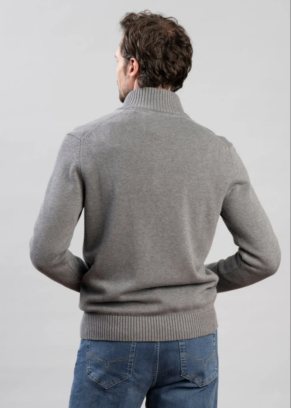 Casual Cotton Half Zip - Image 3
