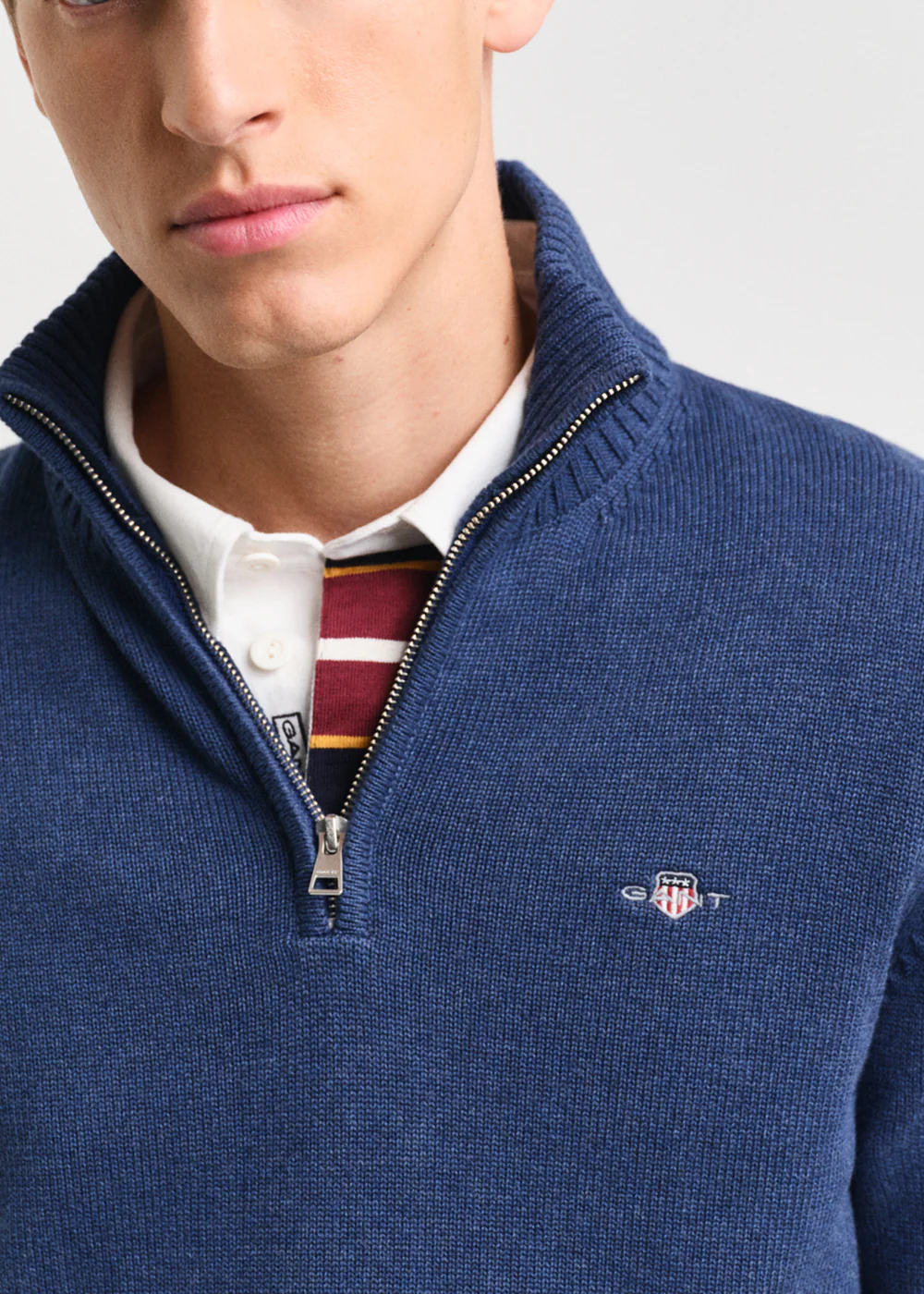 Casual Cotton Half Zip - Image 3