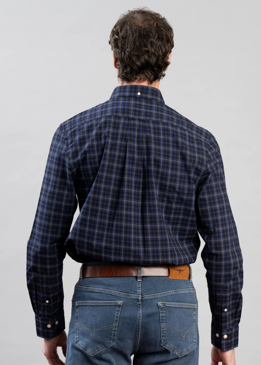 Classic Poplin Check Shirt - Image 4