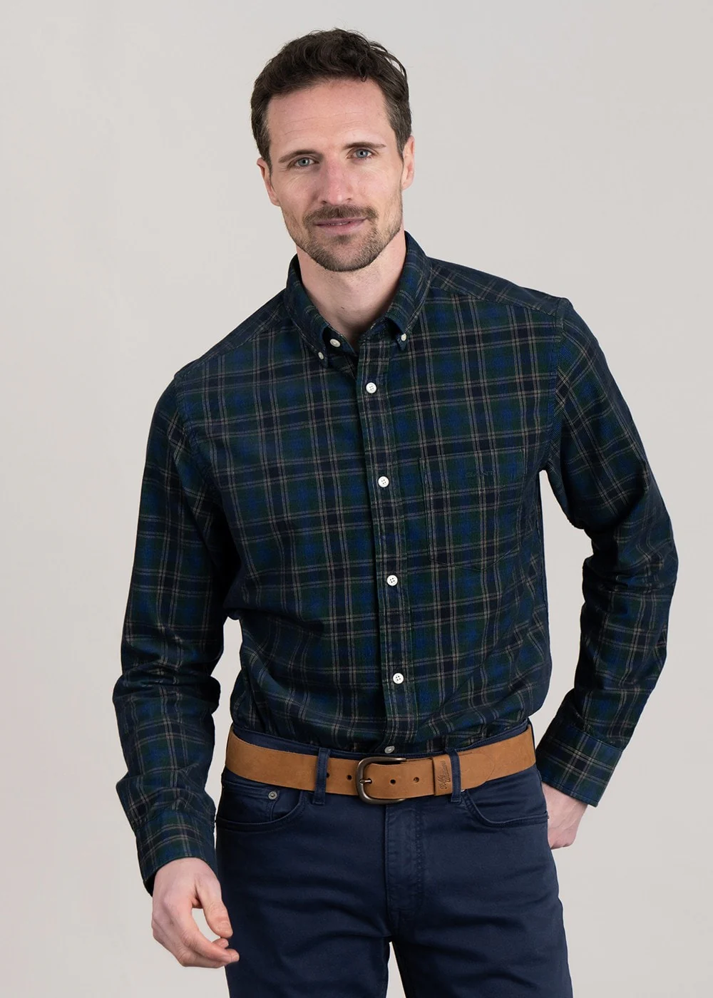 Cord Check Shirt