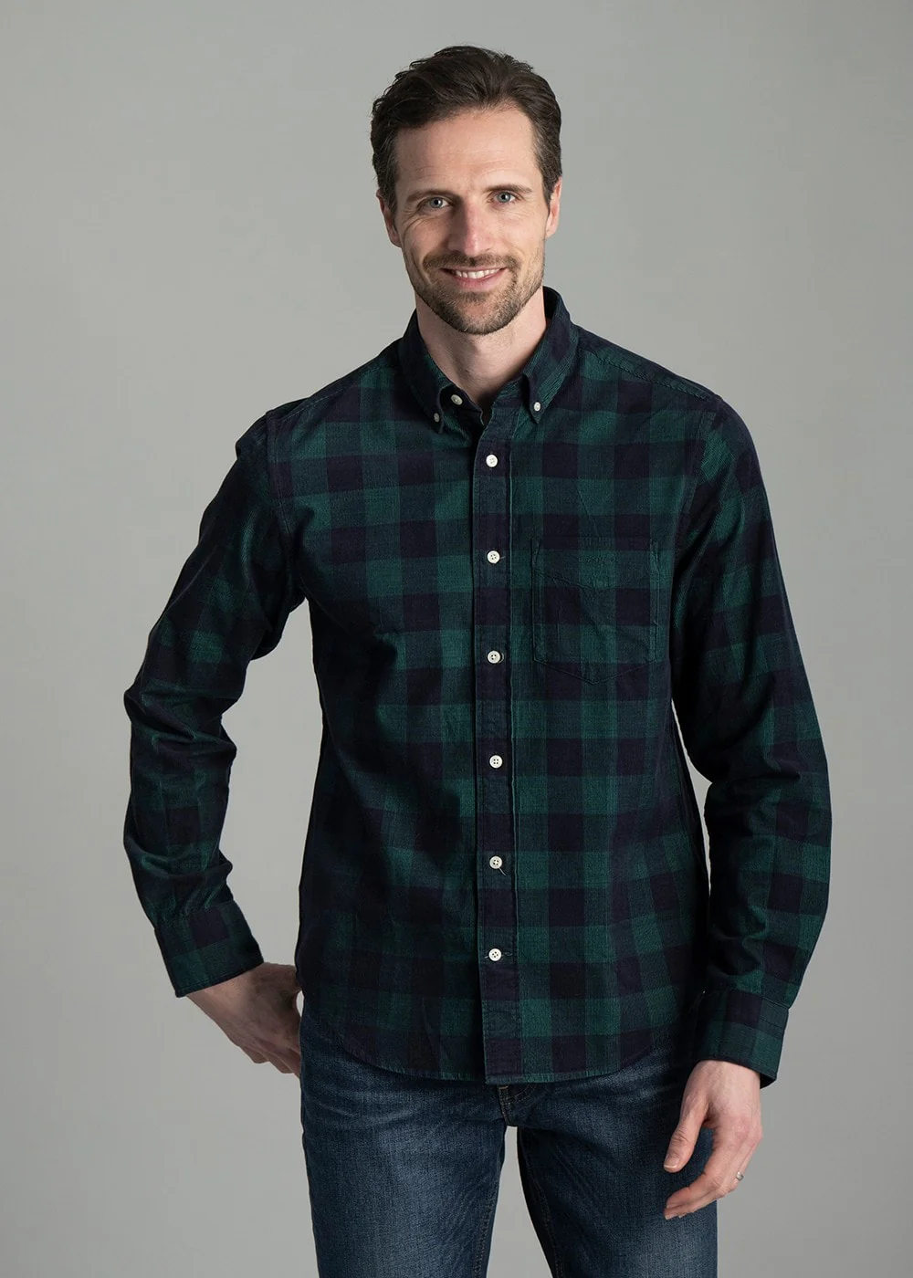 Cord Check Shirt