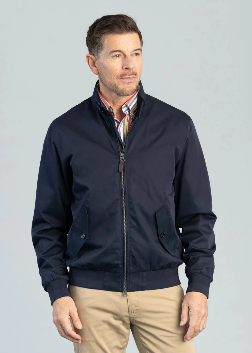 Cotton Blend Harrington Jacket - Image 4