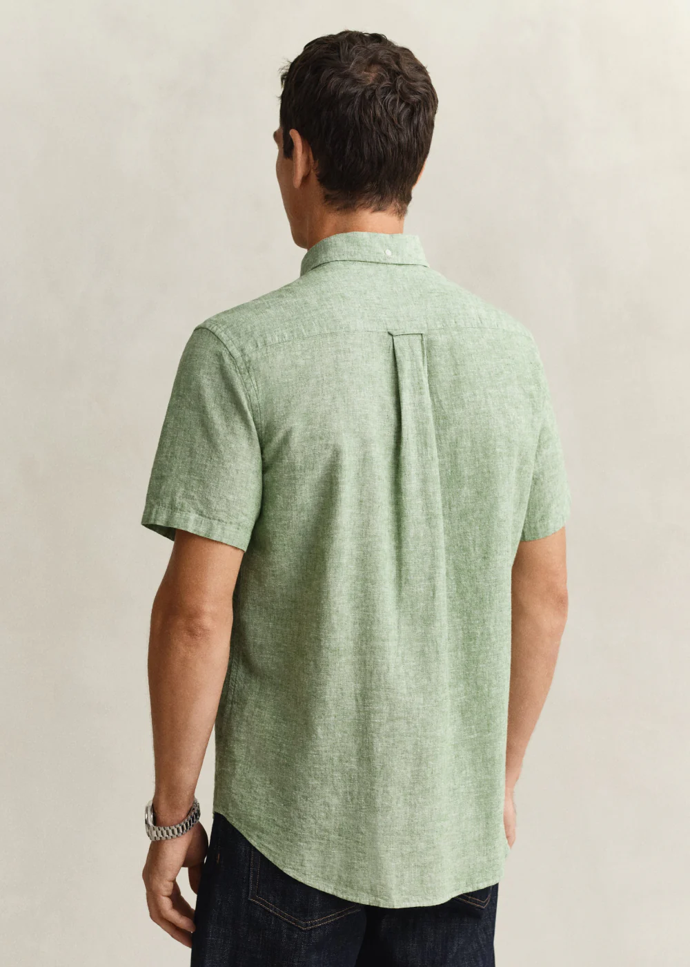 Cotton Linen Short Sleeve Shirt - Image 2