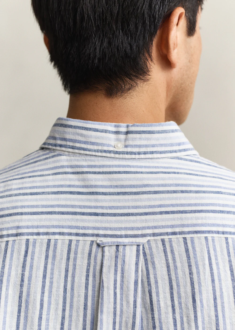 Cotton Linen Stripe Shirt - Image 4