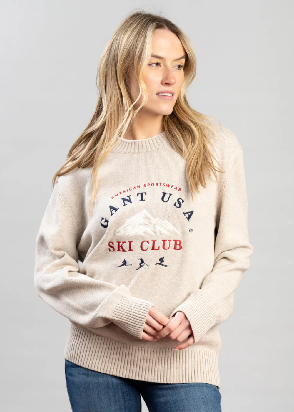 Embroidered Graphic Crew Neck - Image 7
