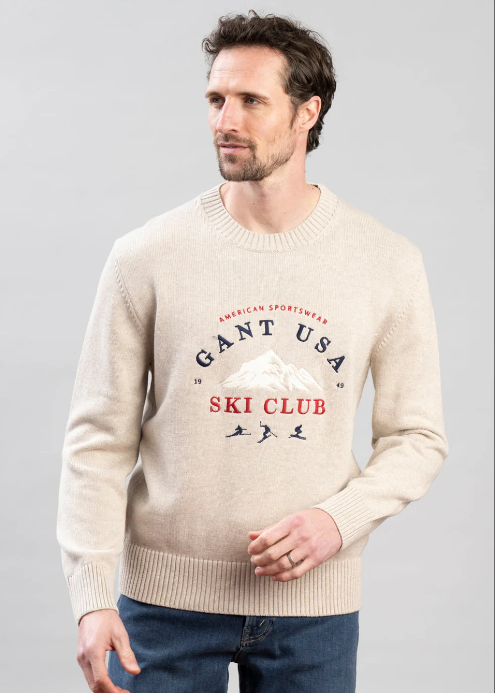 Embroidered Graphic Crew Neck - Image 8