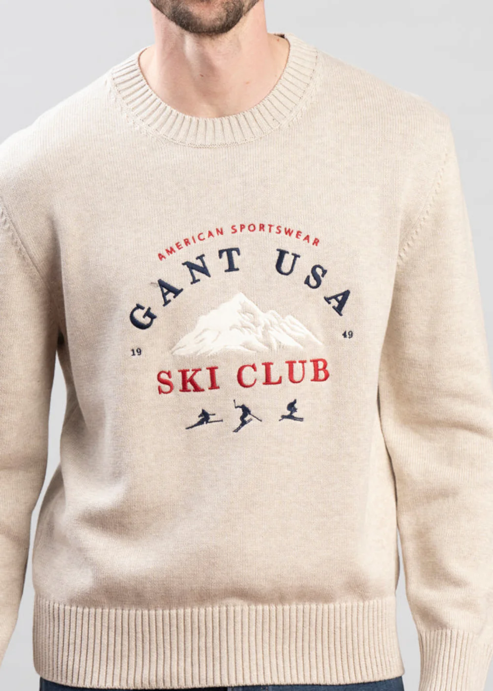 Embroidered Graphic Crew Neck - Image 9